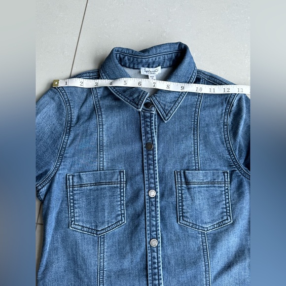 SPLENDID Denim Button Up Mini dress size XS - Picture 12 of 15